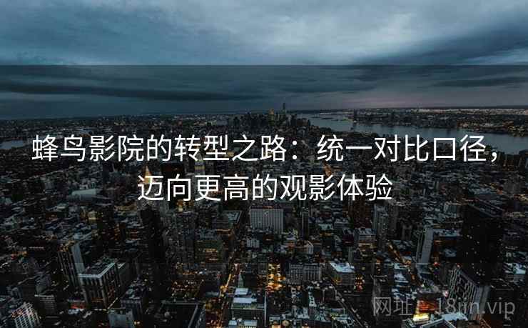 蜂鸟影院的转型之路：统一对比口径，迈向更高的观影体验