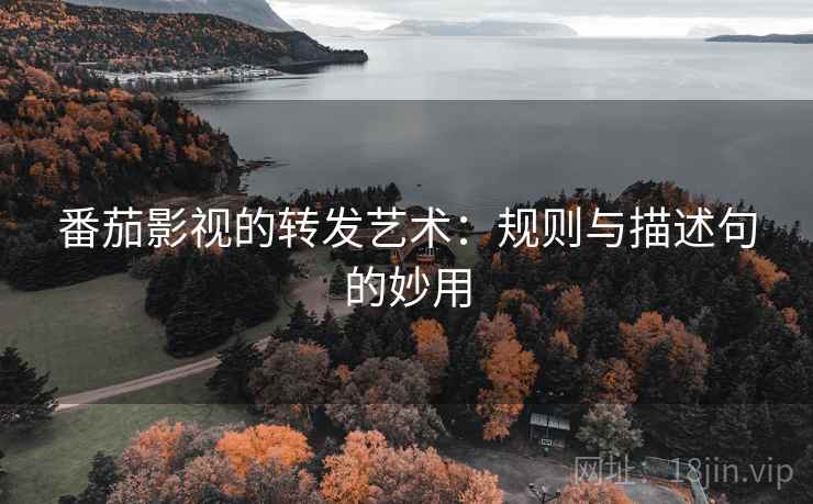 番茄影视的转发艺术：规则与描述句的妙用